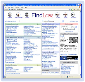 FindLaw screenshot