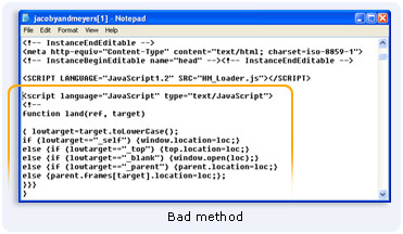 JS code screenshot