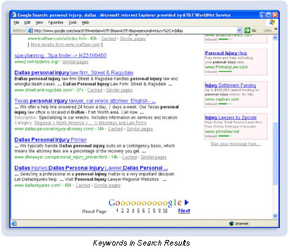 Screenshot Google Dallas