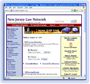 New Jersey Law screenshot